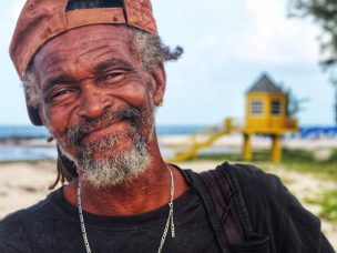 Old Caribbean Black Man