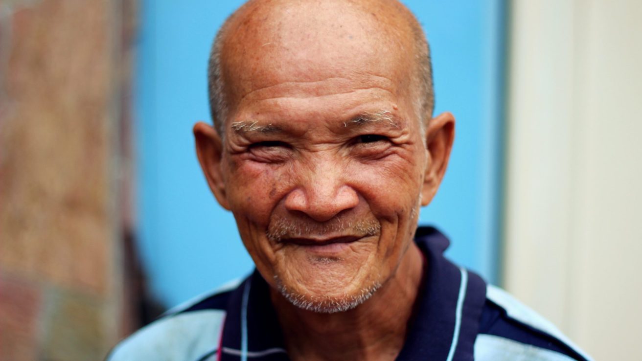 Older Asian Man