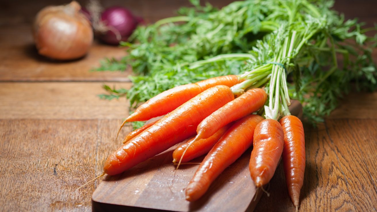 Consistent consumption of raw carrots is associated with protection against lung cancer, leukemia, pancreatic cancer, and large bowel cancer.